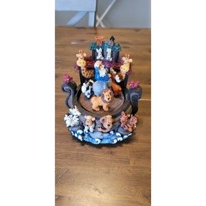 NOAHS ARK Wind-Up Rotating Music Box baby Decor New Baby Gift
